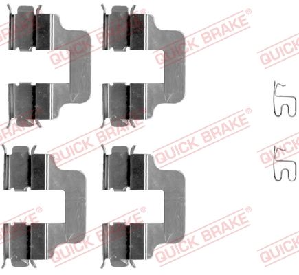 QUICK BRAKE Комплектующие, колодки дискового тормоза 109-1245